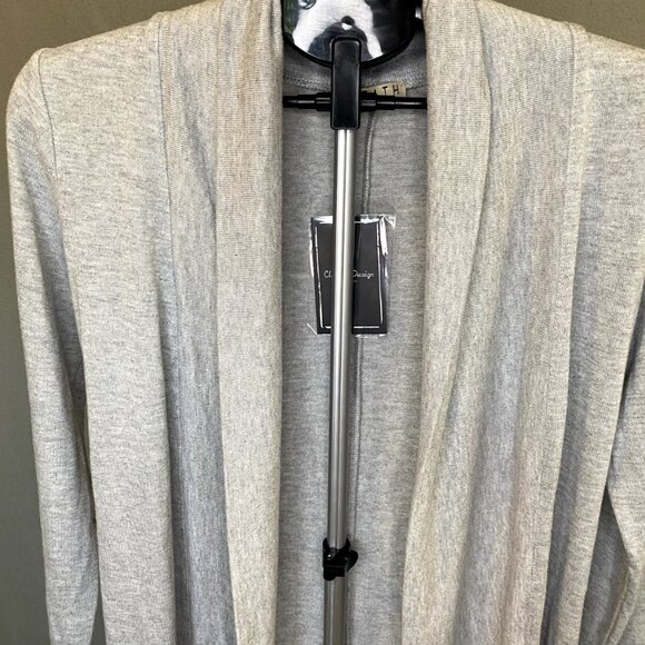 FITATH Women's Open Front Cardigan Lightweight Long Knit Sweater, XS, Gray NWT's - Picture 2 of 8